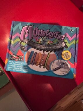 MonsterTail Rainbow Loom Rubber Band Crafting Kit - Multicolor